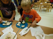 Odpolední zdravá svačinka s rodiči